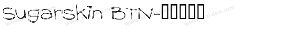 Sugarskin BTN字体转换